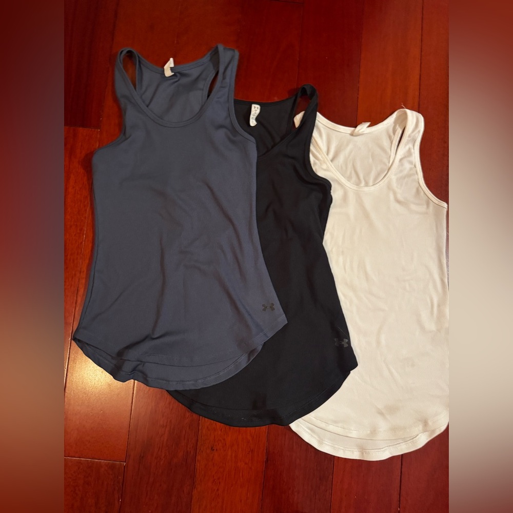 Under Armour Women's Tank Tops - Navy, Black, White